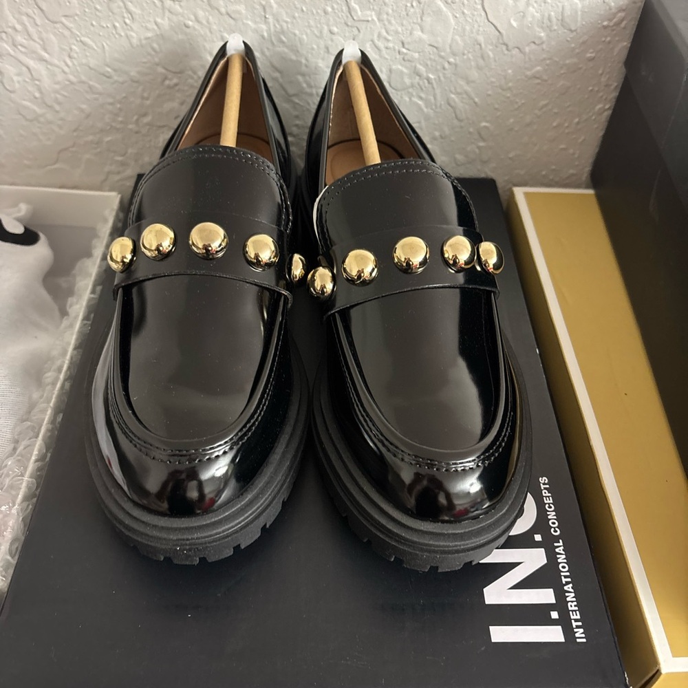 INC International Concepts Women's Brea Lug Sole Loafers - Picture 4 of 10